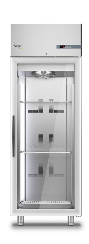 REFRIGERATED CABINET 700L APACH CHEF LINE LCRM70NG WITH GLASS DOOR