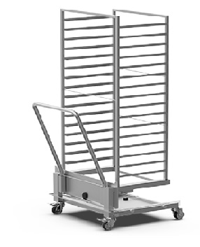 S. E 16 600x400 BAKERTOP TROLLEY UNOX XCB1001