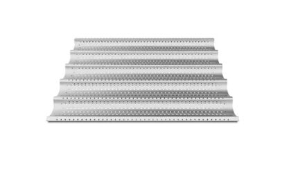 600x400 ALUM PERF PAN -5 CANAL UNOX TG445